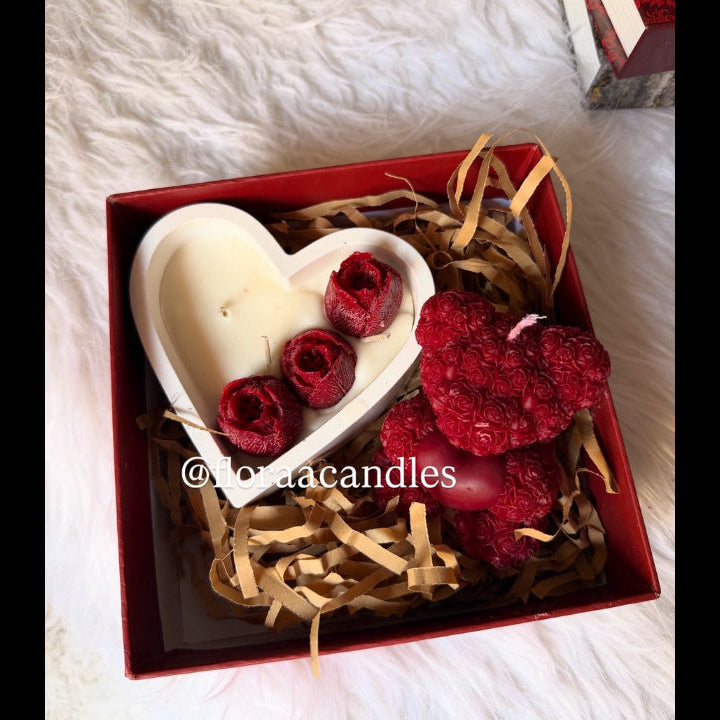 heart and teddy bear Box