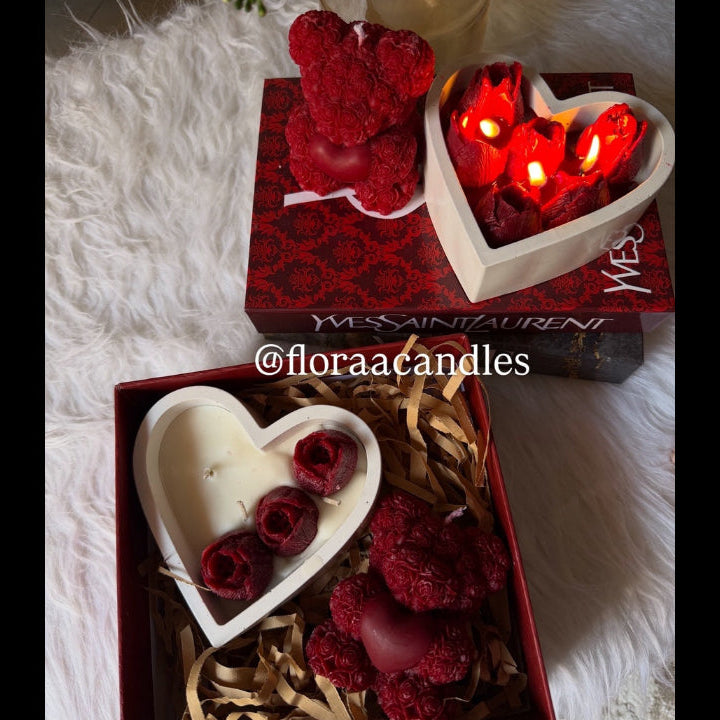 heart and teddy bear Box