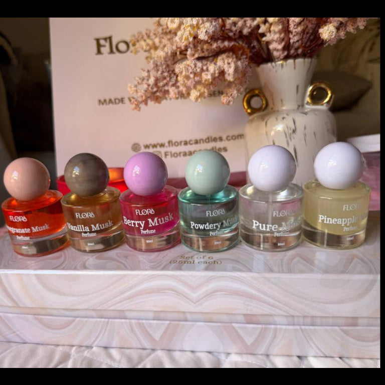 Perfume box set of 6 (25 ml)